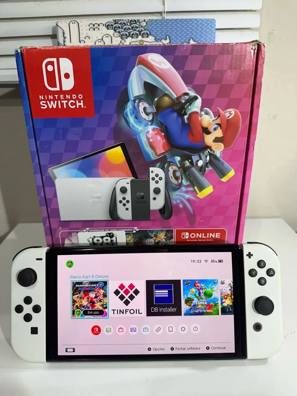 Nintendo Switch Oled Mario Kart Desb.