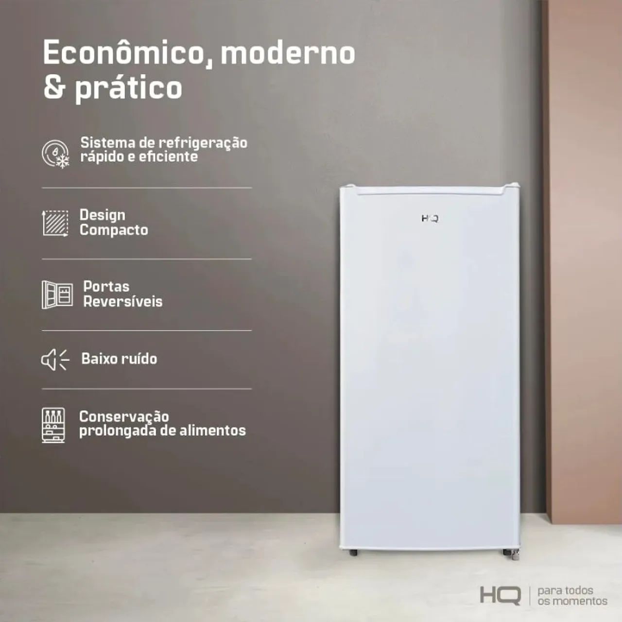 Freezer Vertical HQ 146 Litros 220v - Foto 4