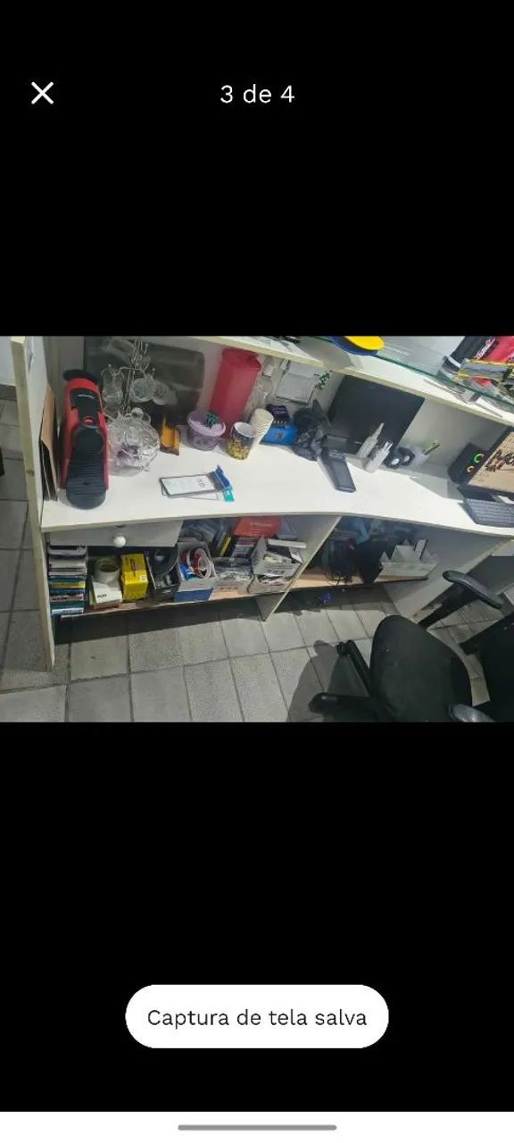 BALCÃO C/ BANCADA DE VIDRO  - Foto 3