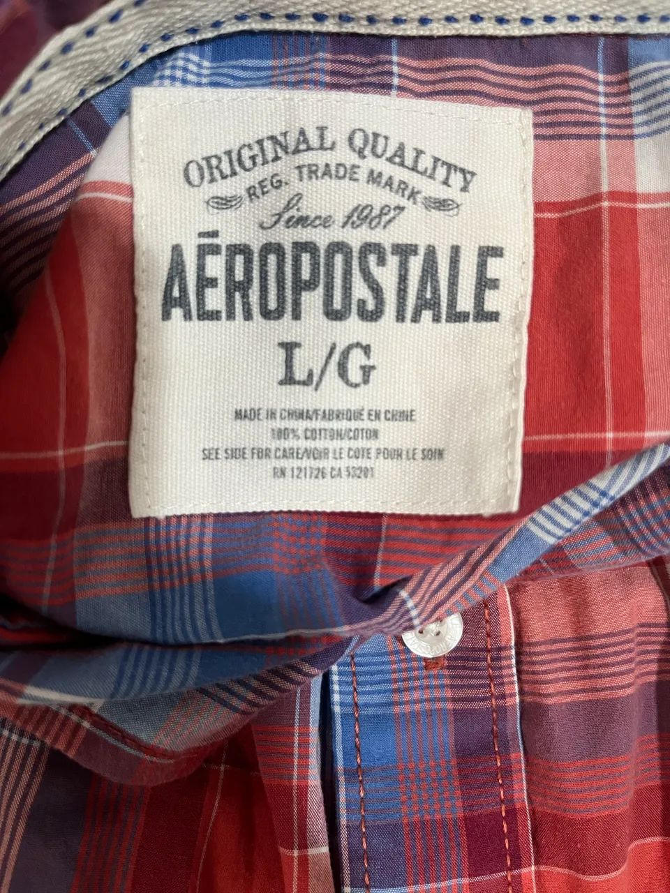 Camisa social AEROPOSTALE original 