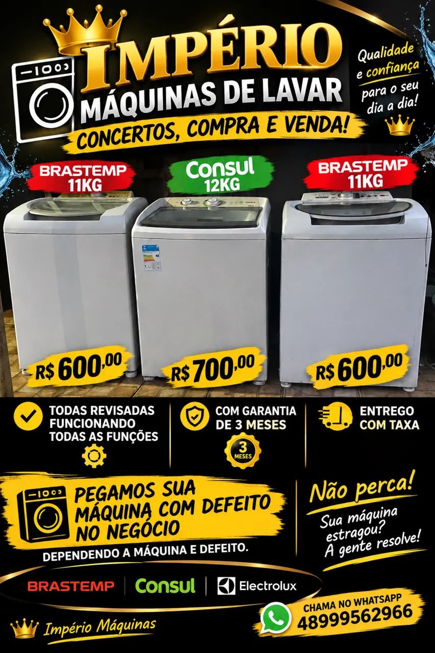 Máquinas de lavar 