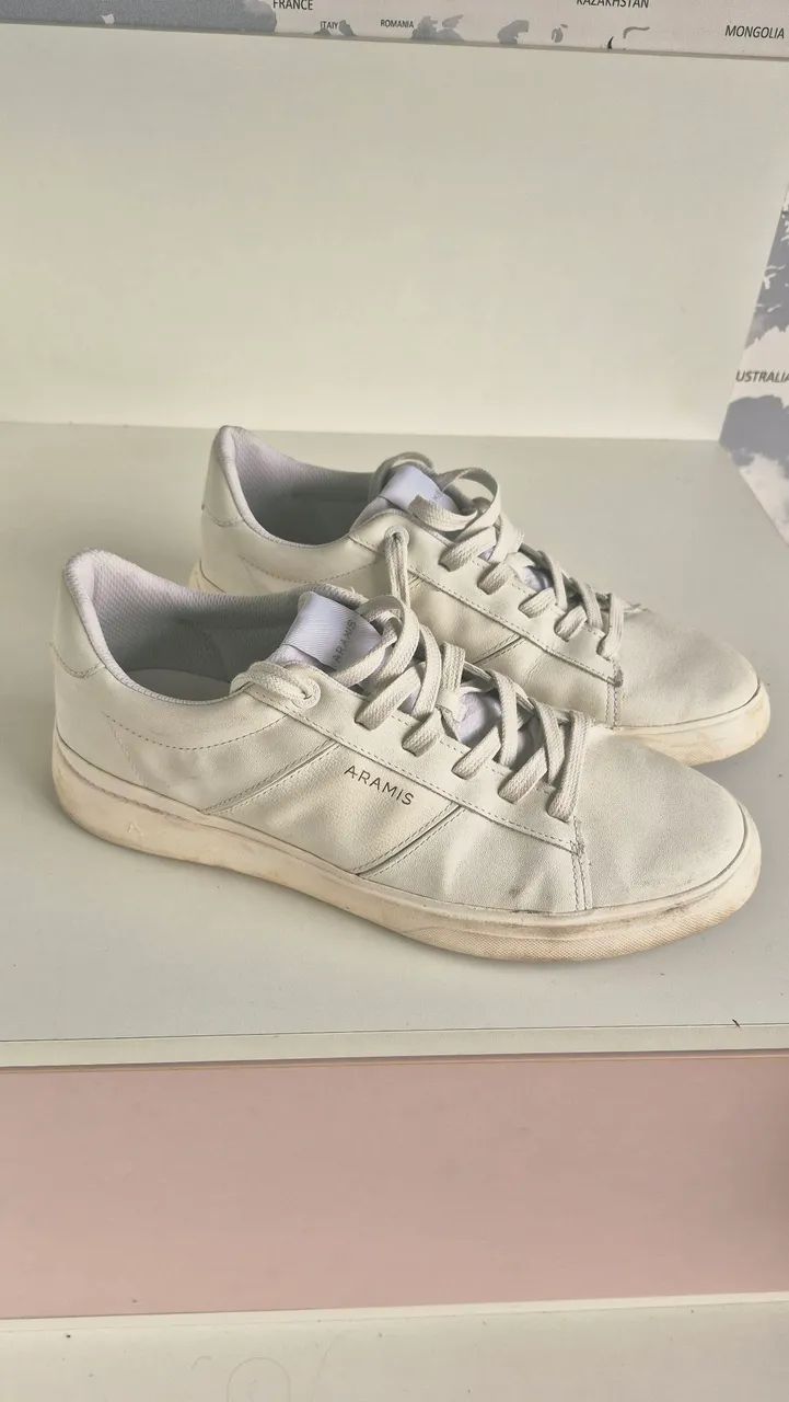 Tenis Aramis Branco 43 - Foto 2