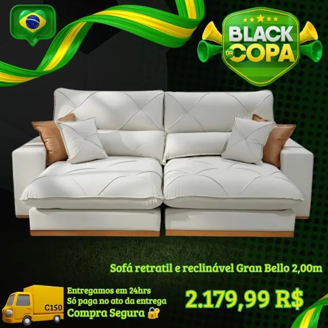 Sofá Gran Bello (Pague na entrega)