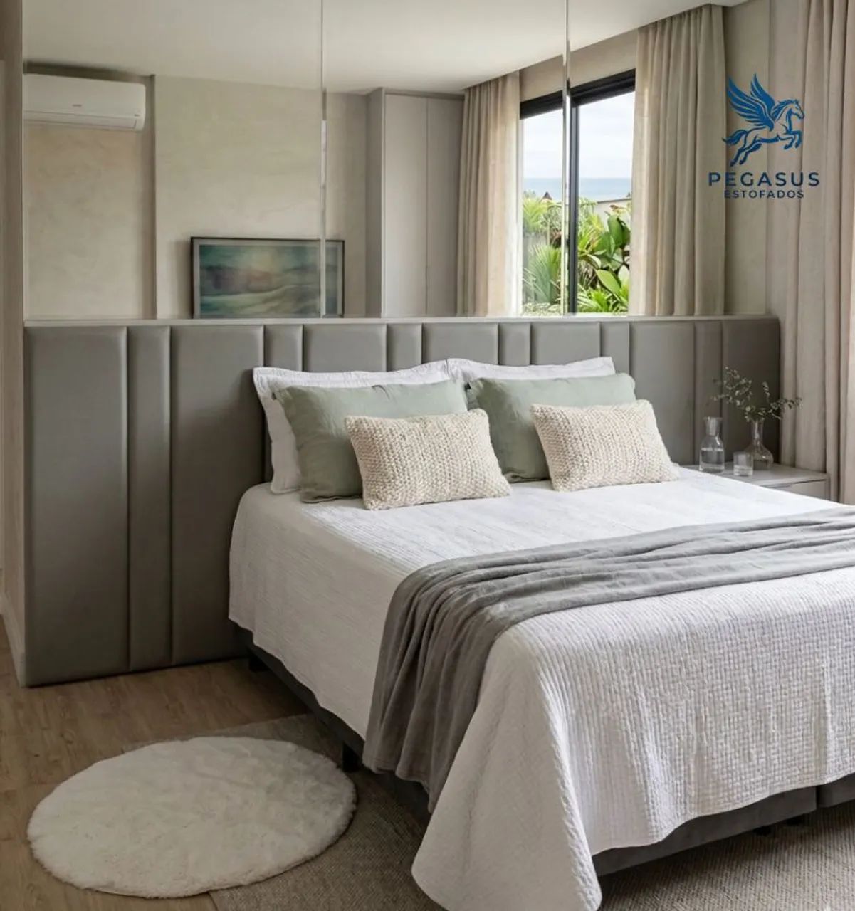 Cabeceira Estofada Premium para cama Casal, Queen e King