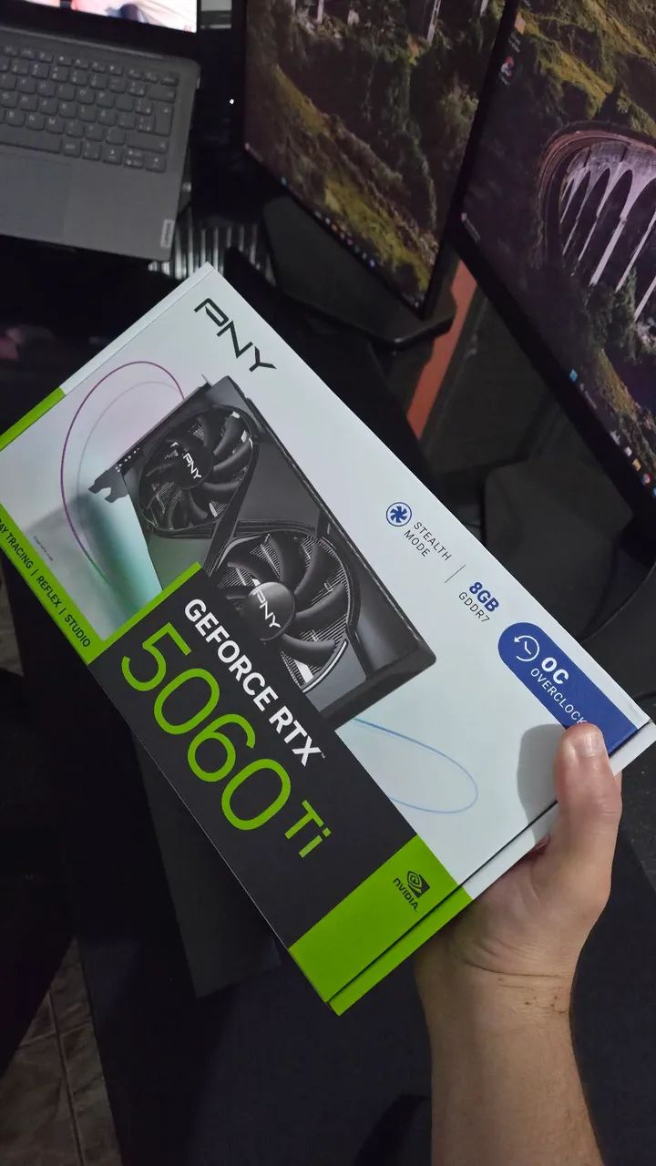 (Lacrada) RTX 5060 Ti 8 GB PNY OC Dual Fan Geforce Nvidia