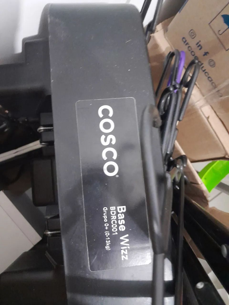 Carinho com bebê conforto da marca Cosco - Foto 2