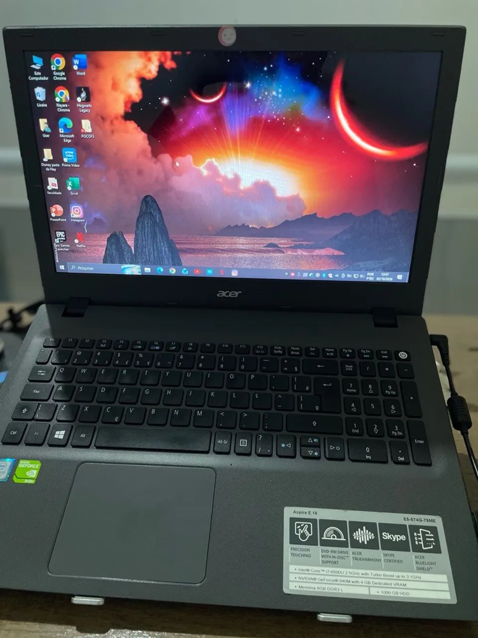 Notebook Acer aspire