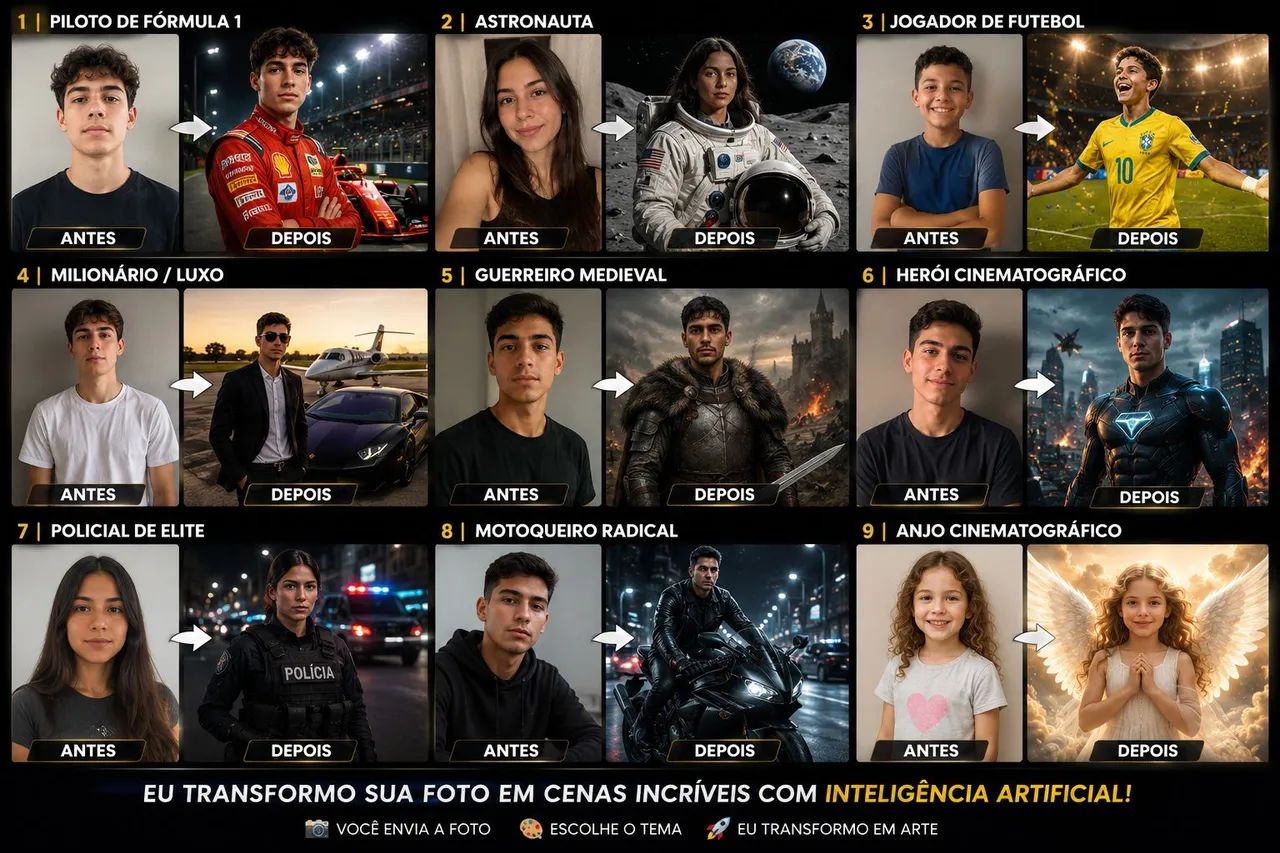 Transformo suas fotos em cenas incríveis  - Foto 2