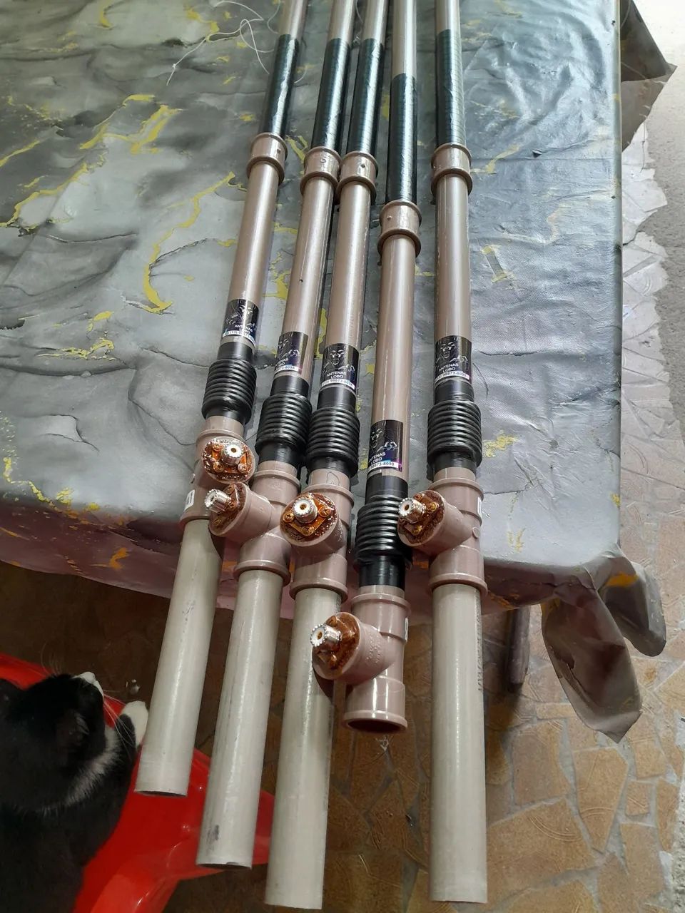 Antena dual band flower pot VHF e UHF  - Foto 5