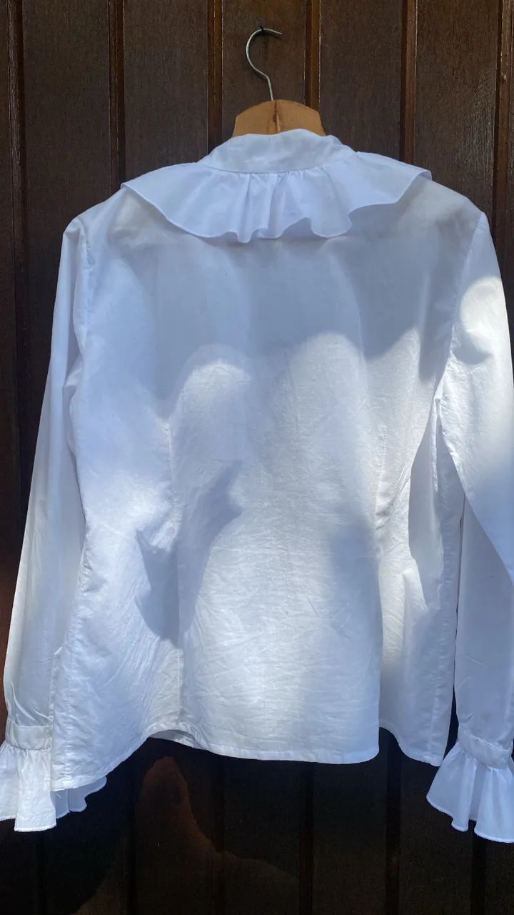 Camisa babados Dona Lady M - Foto 4