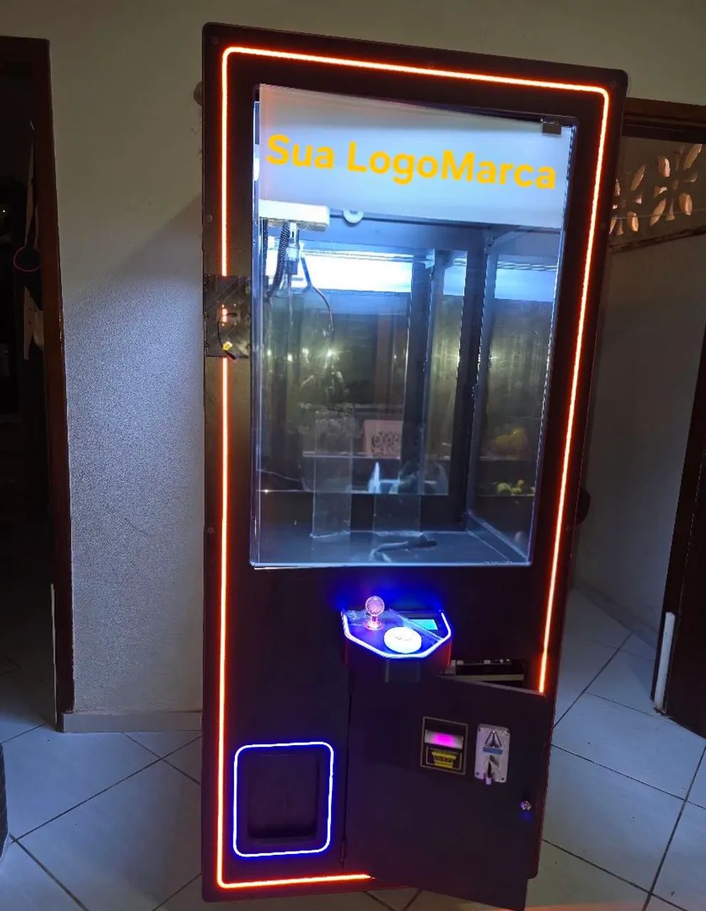 Máquina de Pegar Pelúcia com sistema de Pix e Cartão