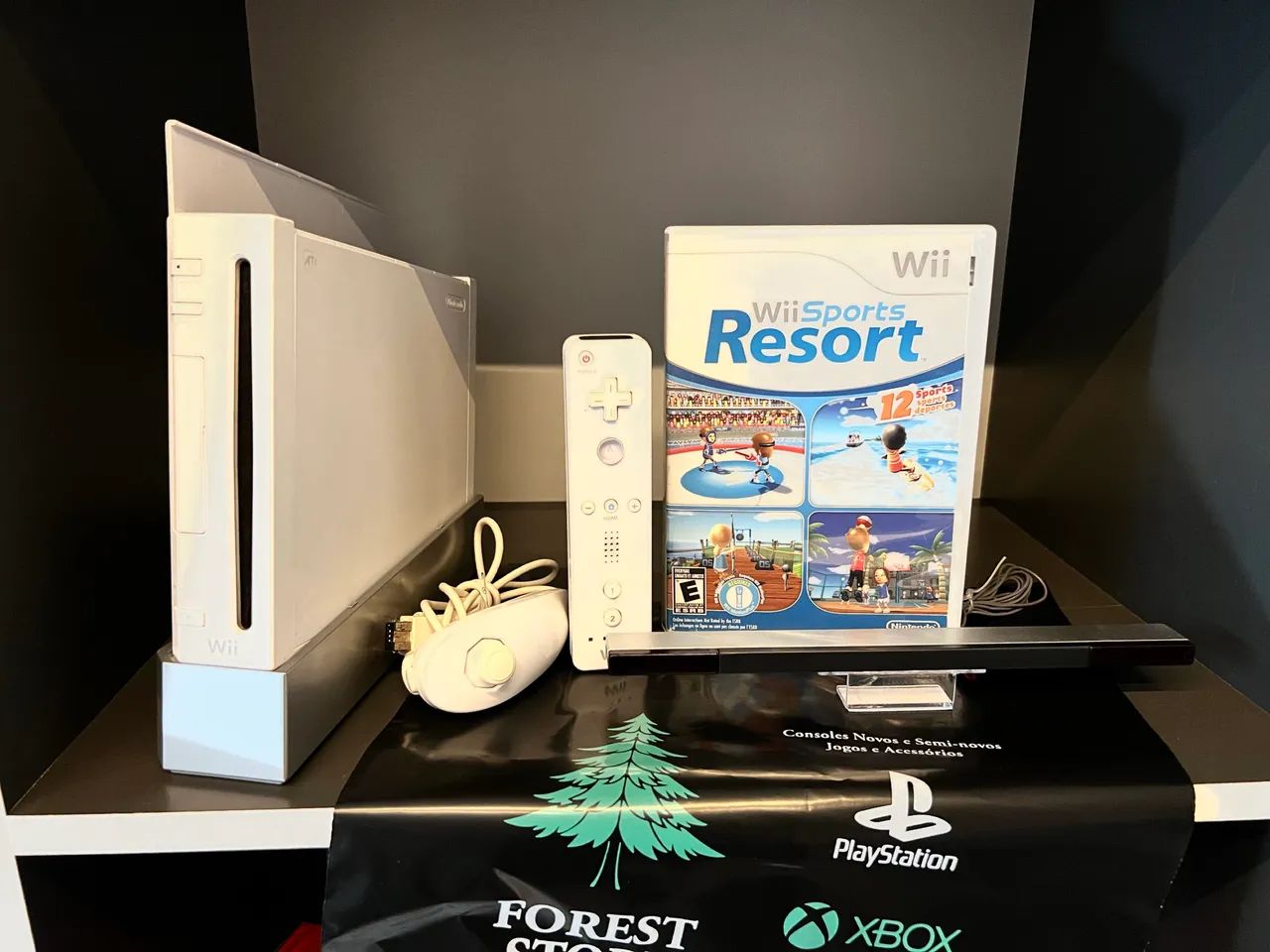 nintendo wii completo semi-novo 