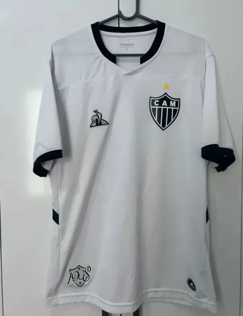 Camisa Atlético Mineiro II, Branca, 2020, G, Original Le Coq
