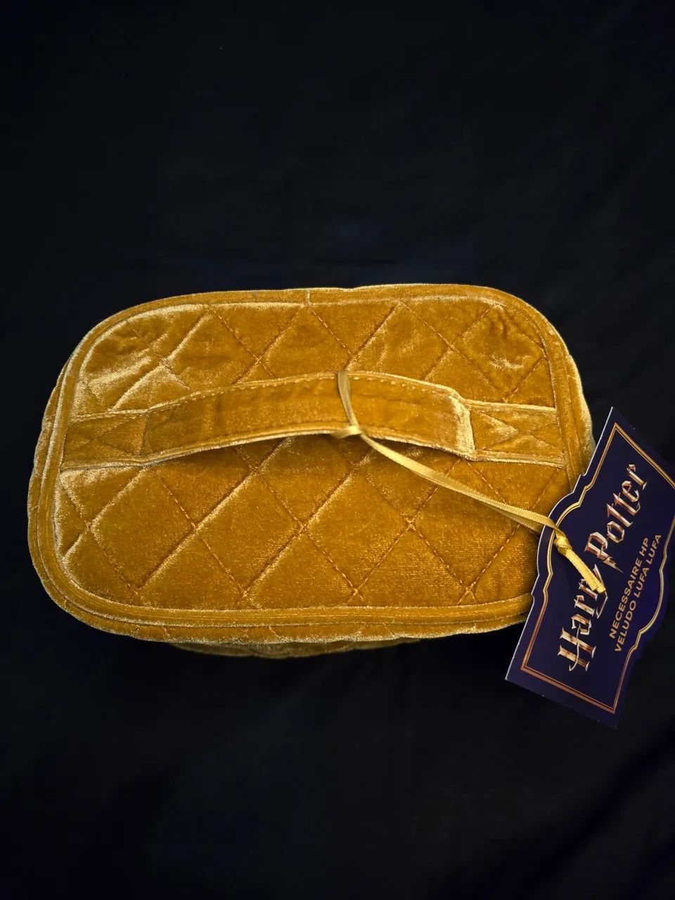 Necessaire Harry Potter Veludo Lufa-Lufa - Foto 2