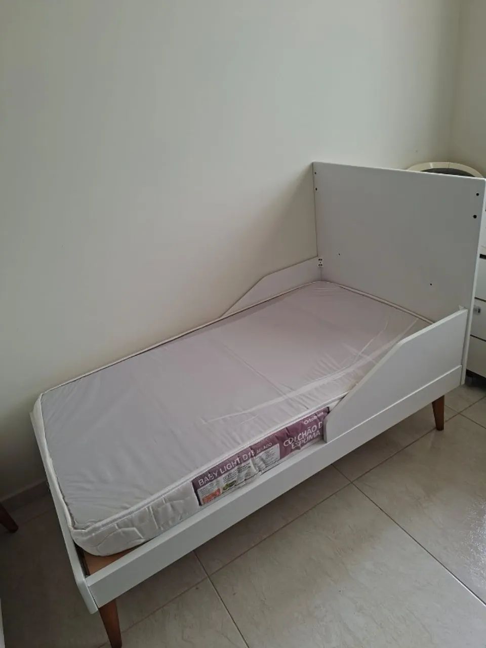 Berço/Cama 100% MDF com colchão  - Foto 2