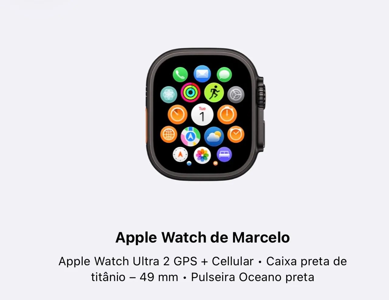 Apple Watch Ultra 2 + GPS + Celular 49mm Titanium - Foto 3