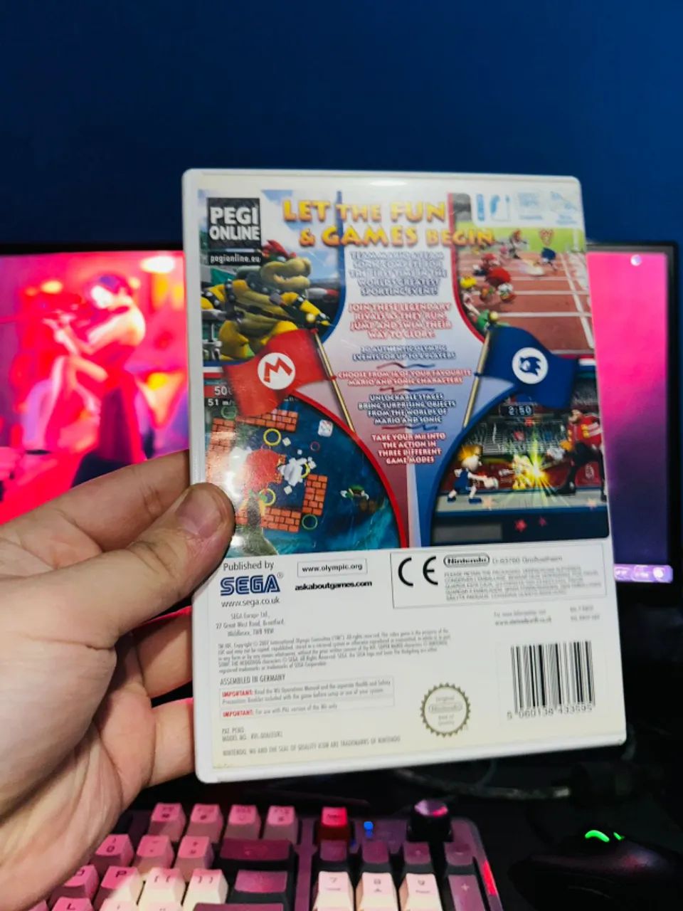 jogo original para nintendo wii - Mario & Sonic at the Olympic Games  - europeu - Foto 3