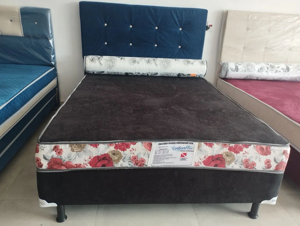 Cama casal nova, de loja com preço barato  - Foto 2