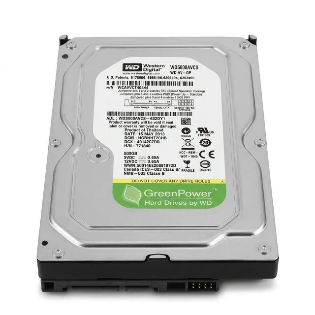 HD Interno Western Digital AV-GP 500GB 3.5 Polegadas SATA II WD5000AVCS Para DVR e PC - Foto 3