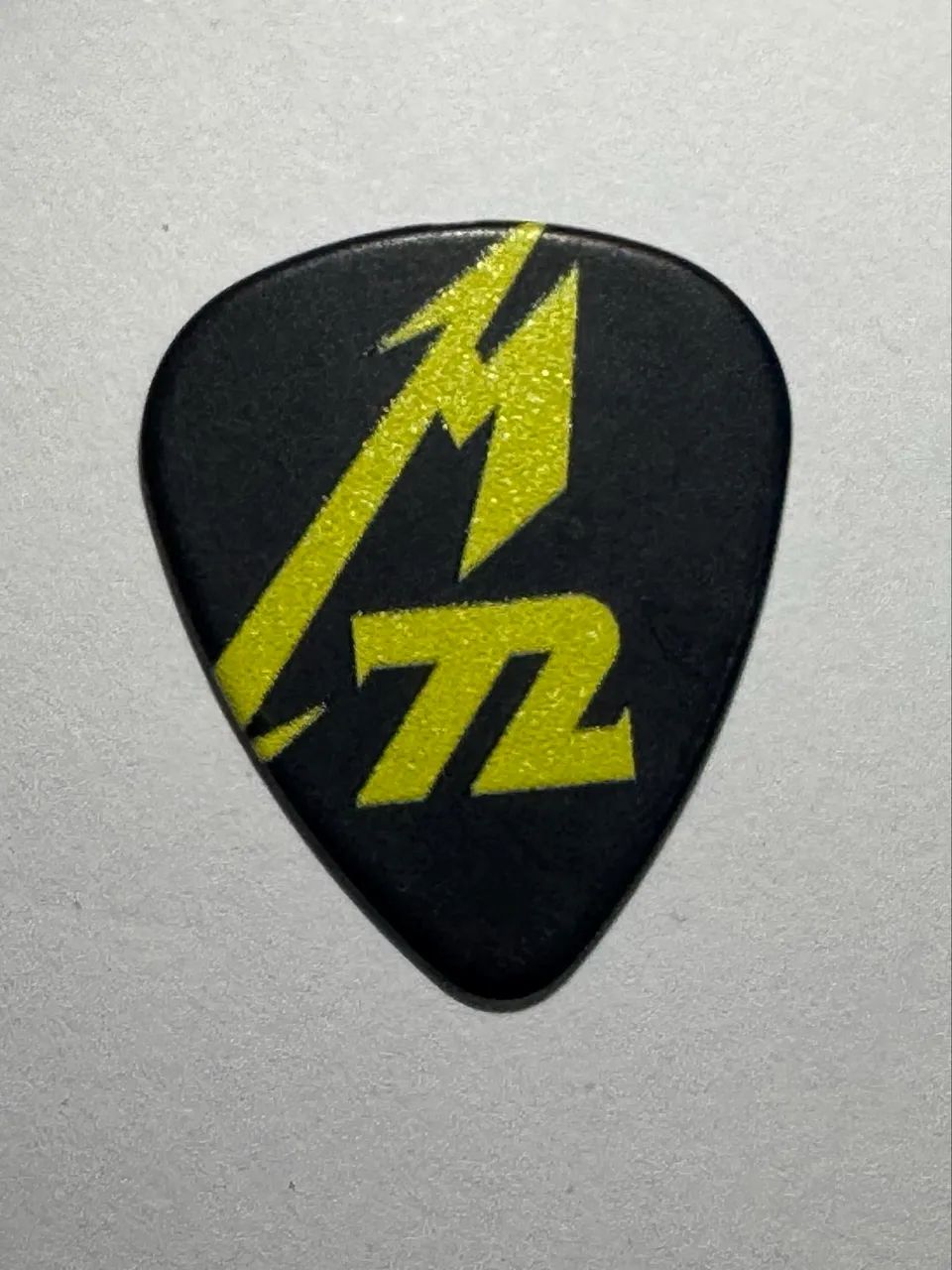 Palheta Banda Metallica - item autêntico, original de show