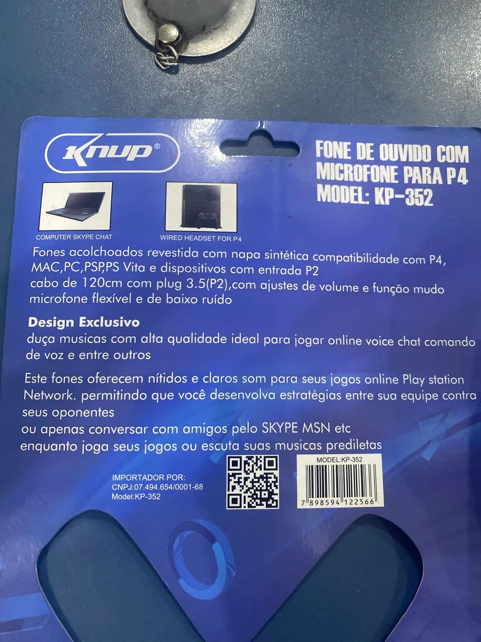 Fone de ouvido Headset com microfone kp-352 - Foto 4