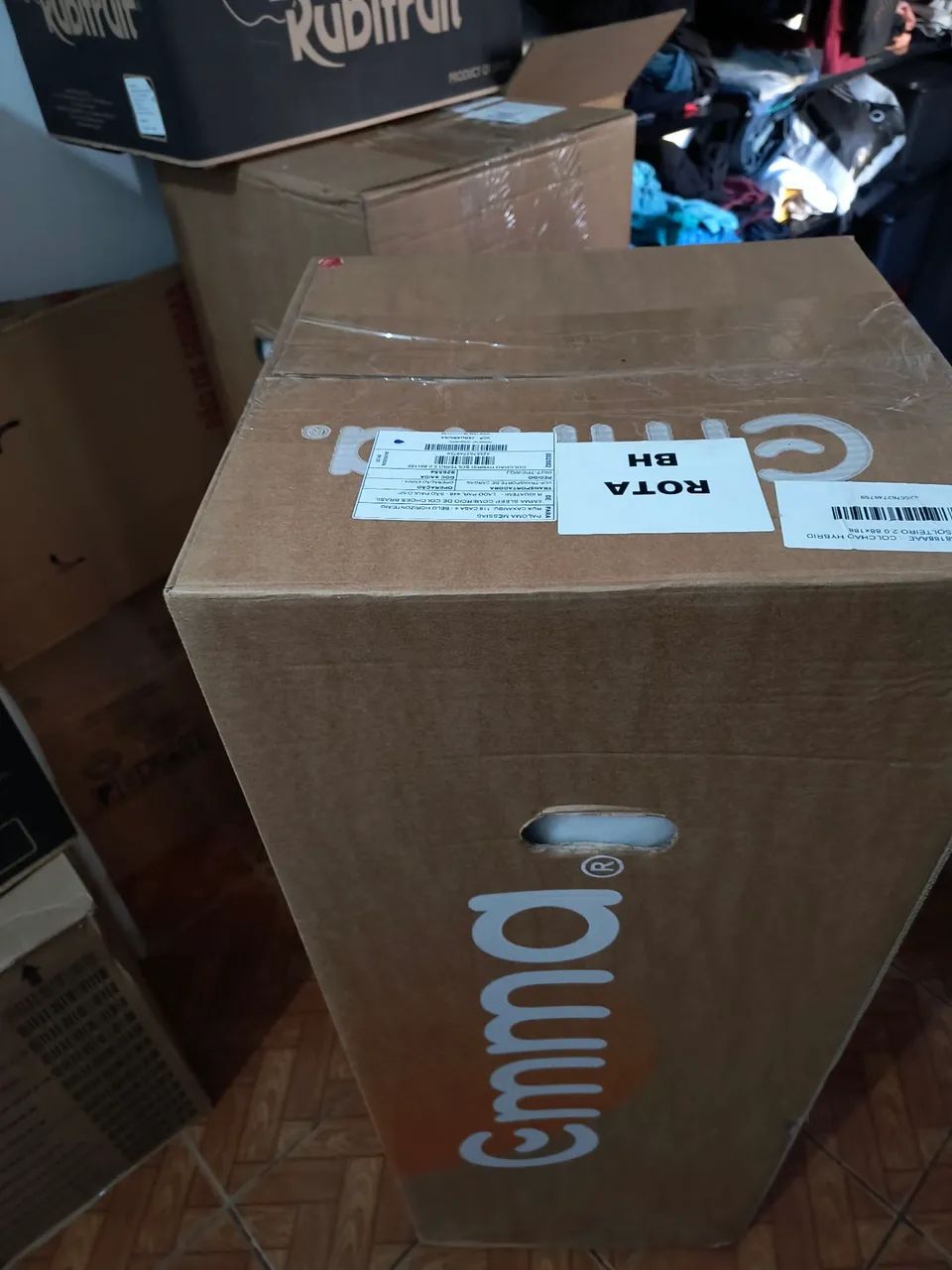 COLCHÃO SOLTEIRO EMMA PREMIUM HYBRID 2.0
