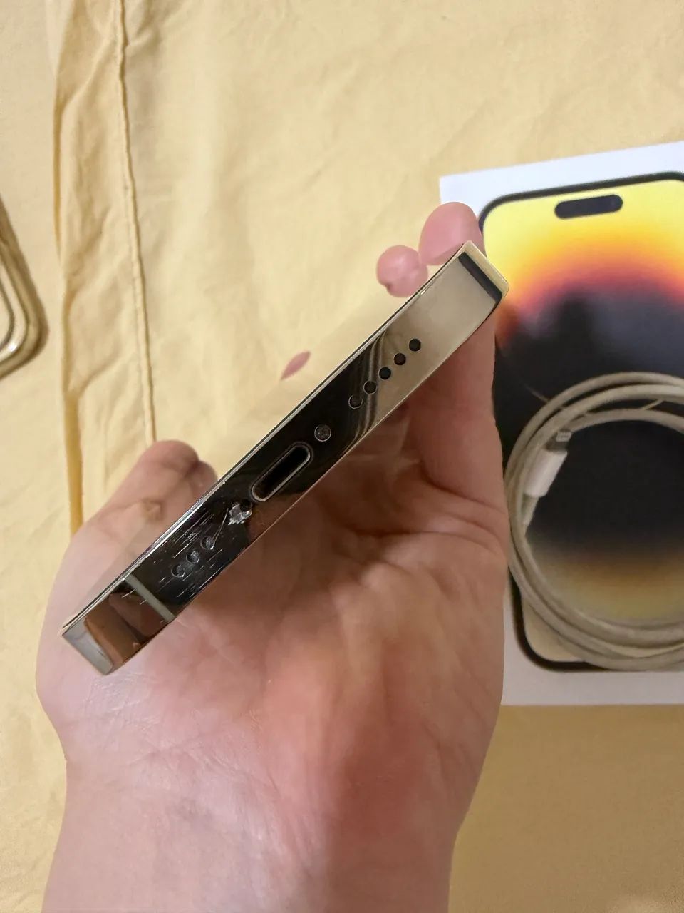 iPhone 14 Pro - Dourado - Foto 4