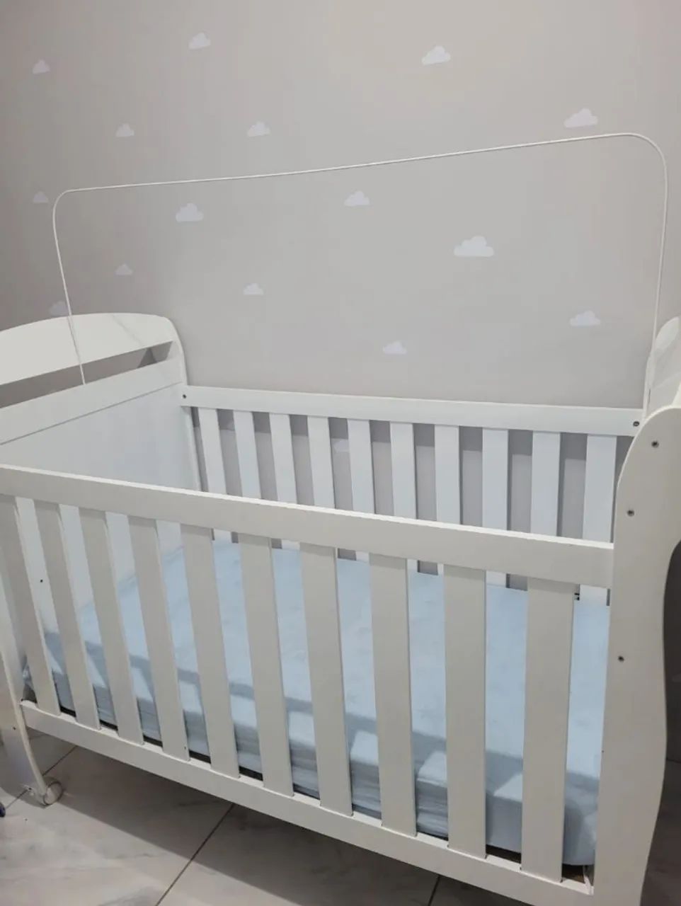 Berço Branco com Rodinhas  - Foto 3
