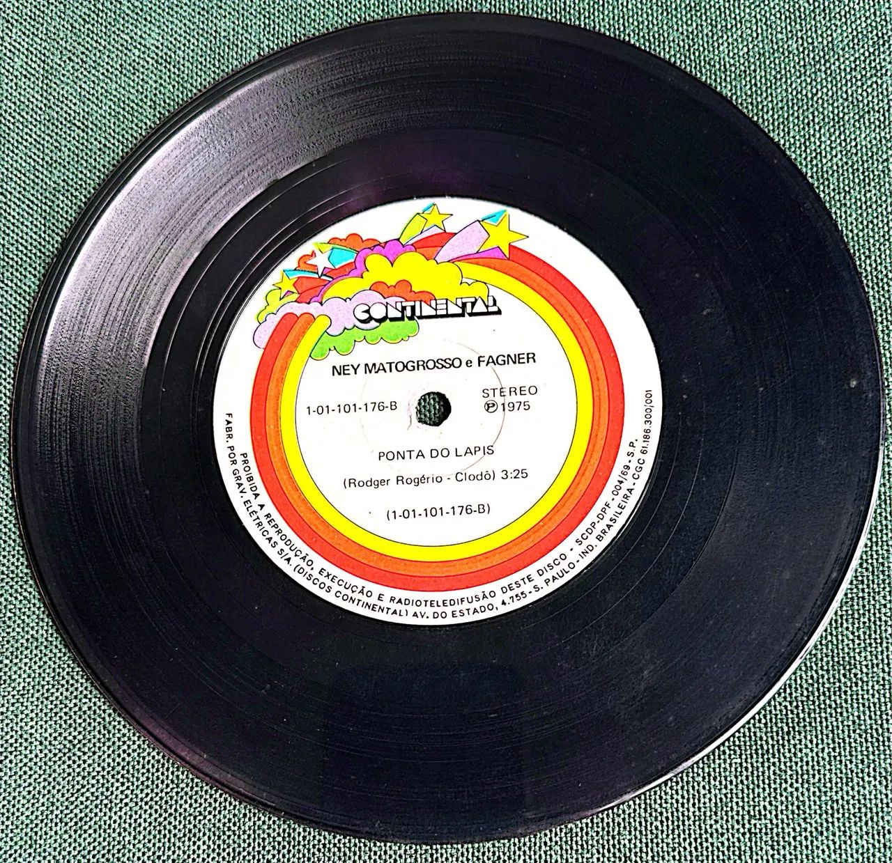 Compacto Vinil Ney Matogrosso E Fagner - 1975 (Capa Ótima)