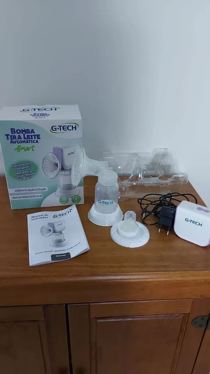 Kit extrator GTECH bomba leite materno e potes de armazenamento - Foto 2