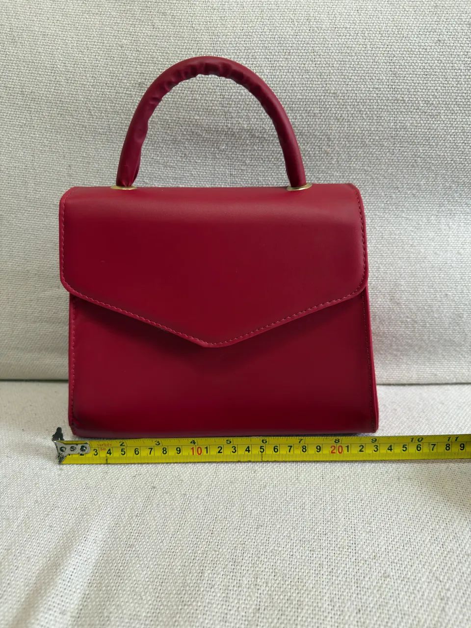 Bolsa vermelha de mão  - Foto 2
