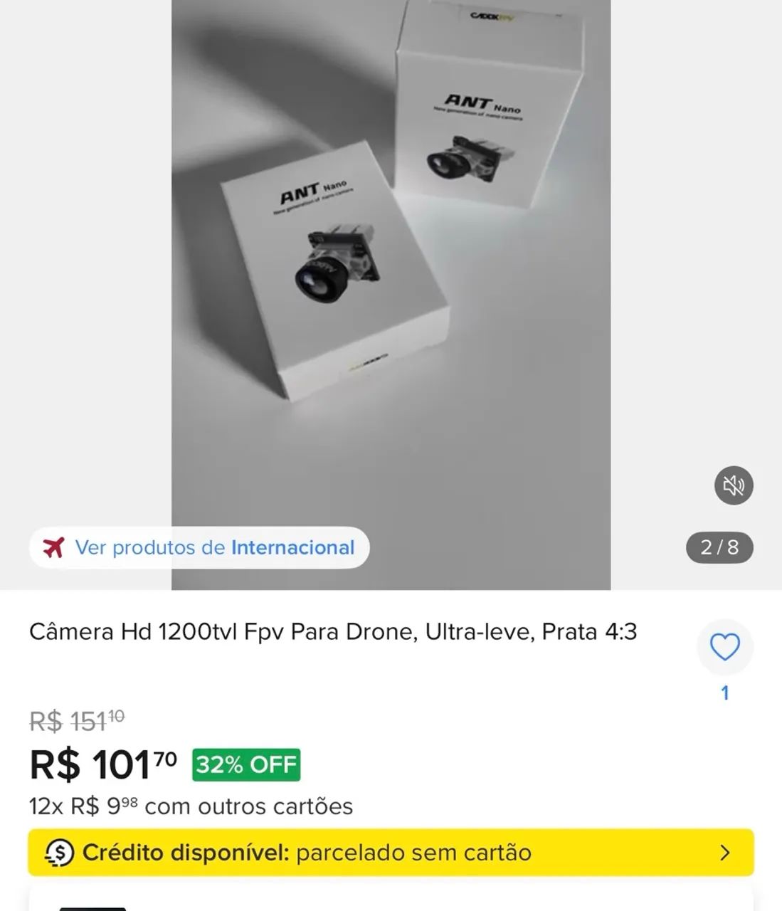 Câmera drone  - Foto 2