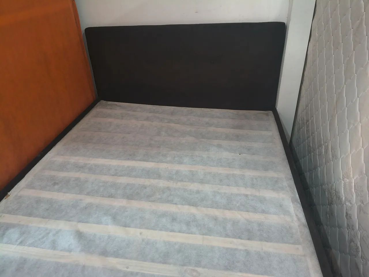 BASE CASAL PADRÃO+cabaceira bem conservada $380- ENTREGO   - Foto 3