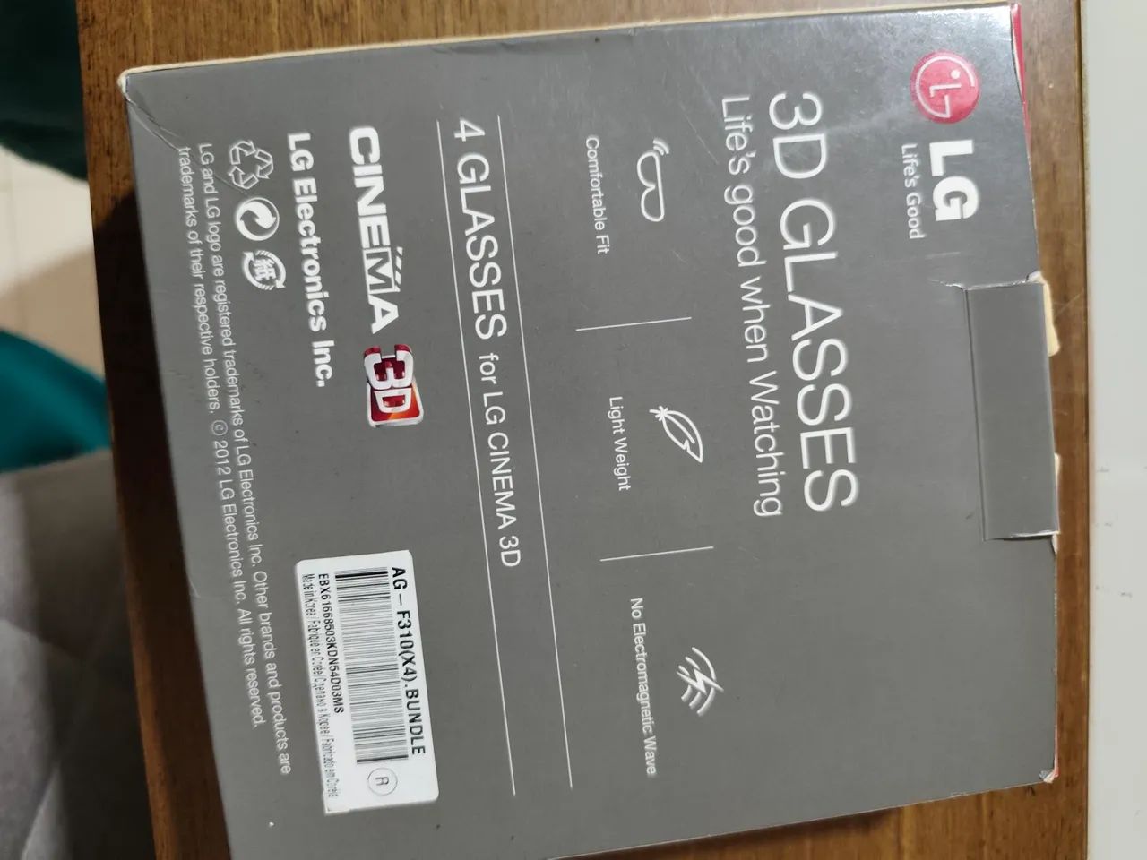 Óculos 3D LG - Foto 3