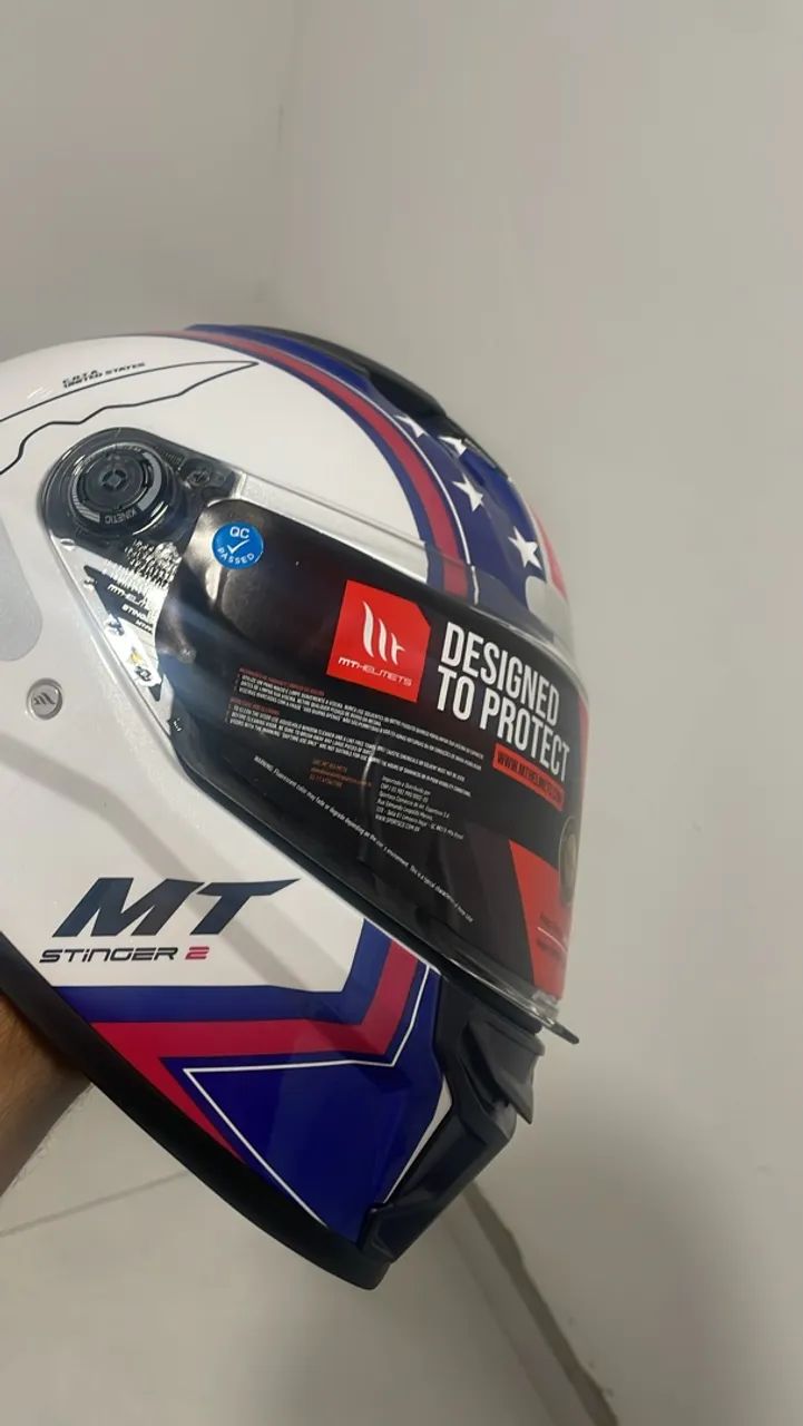 Capacete MT Stinger 2 - NF - Garantia 