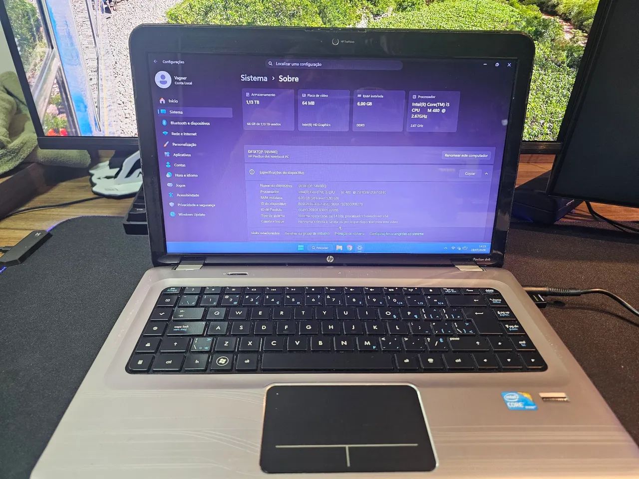 Notebook HP Pavilion dv6