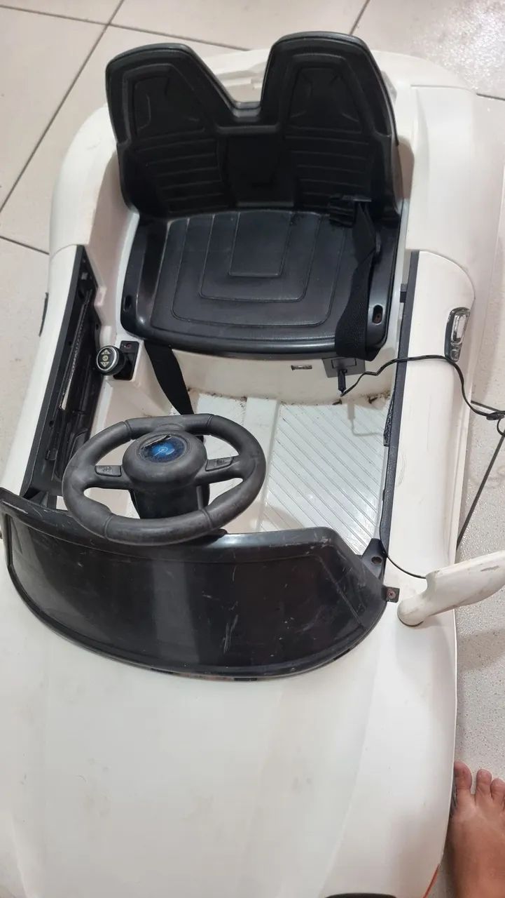 Carro elétrico funcionando 