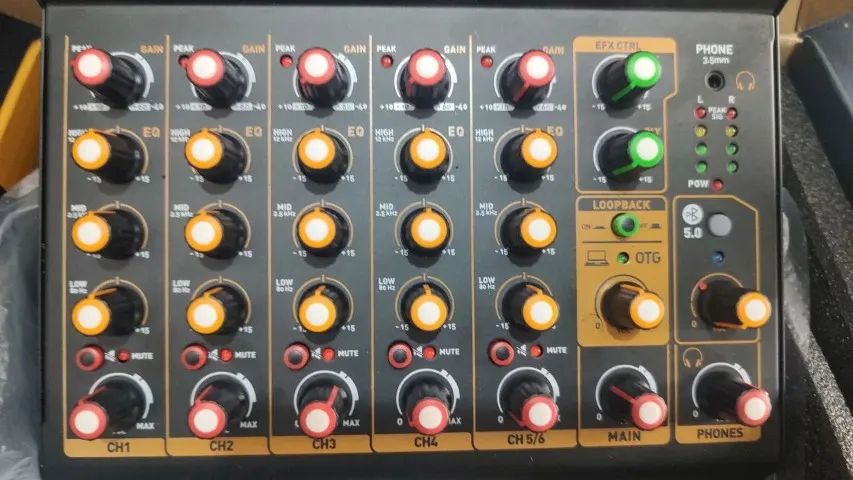 Mesa Interface de Audio Debra 6 canais OTG  - Foto 3