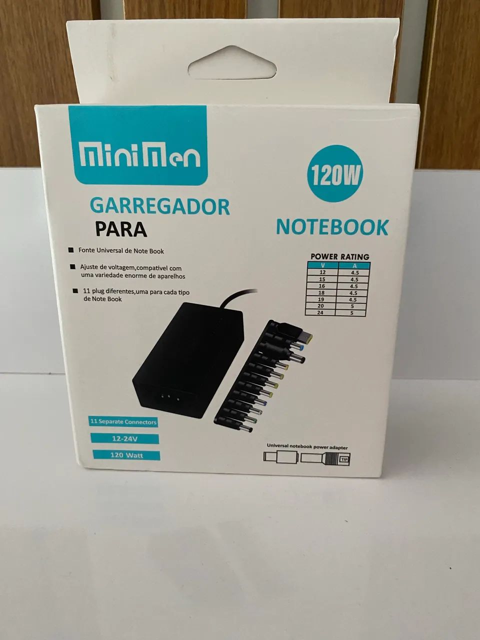 Fonte universal de notebook de 12 a 24V