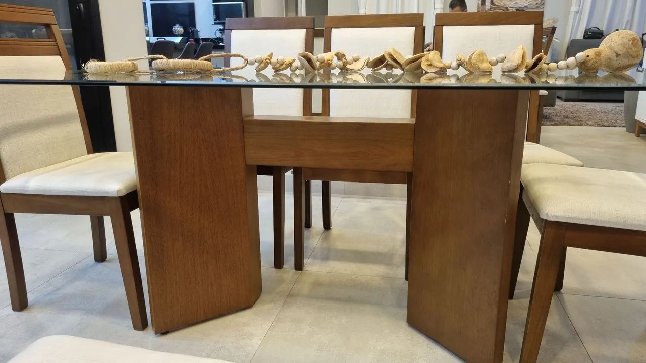Mesa de Jantar 180x100 cm - 8 cadeiras - Foto 5