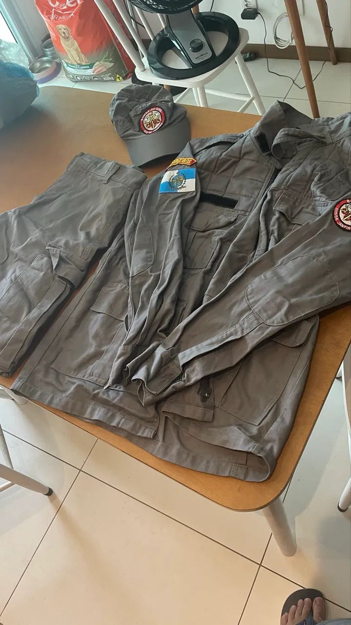 Uniforme de bombeiro Cívil