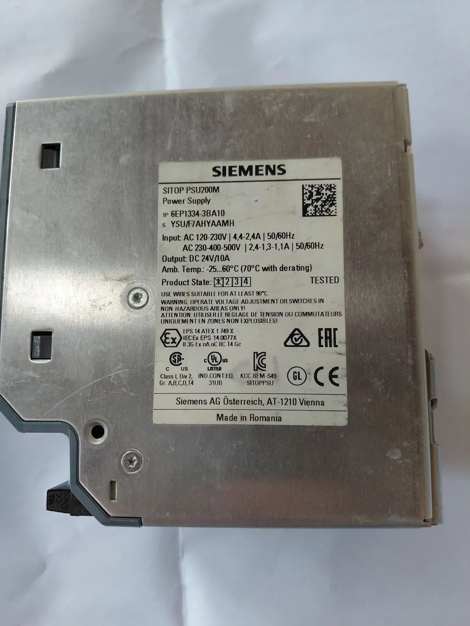 Fonte chaveada Siemens SITOP PSU200M (6EP1334-3BA10). - Foto 3