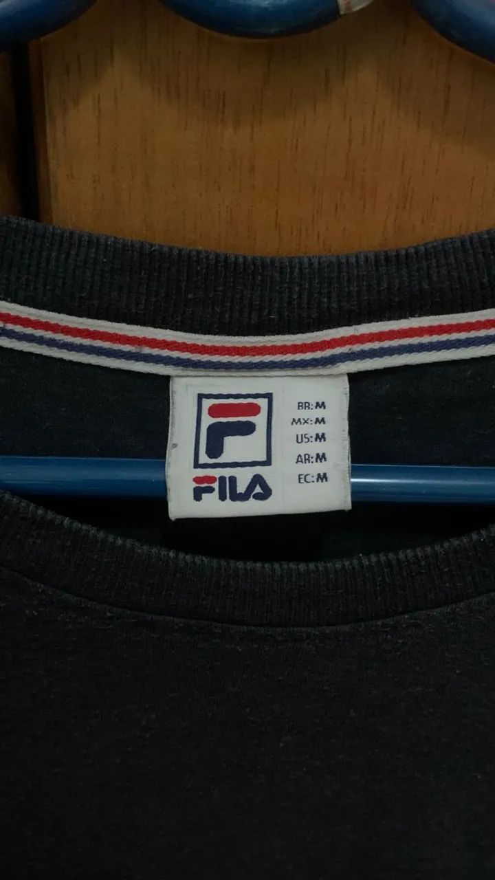 CAMISA FILA - M (usada) - Foto 3
