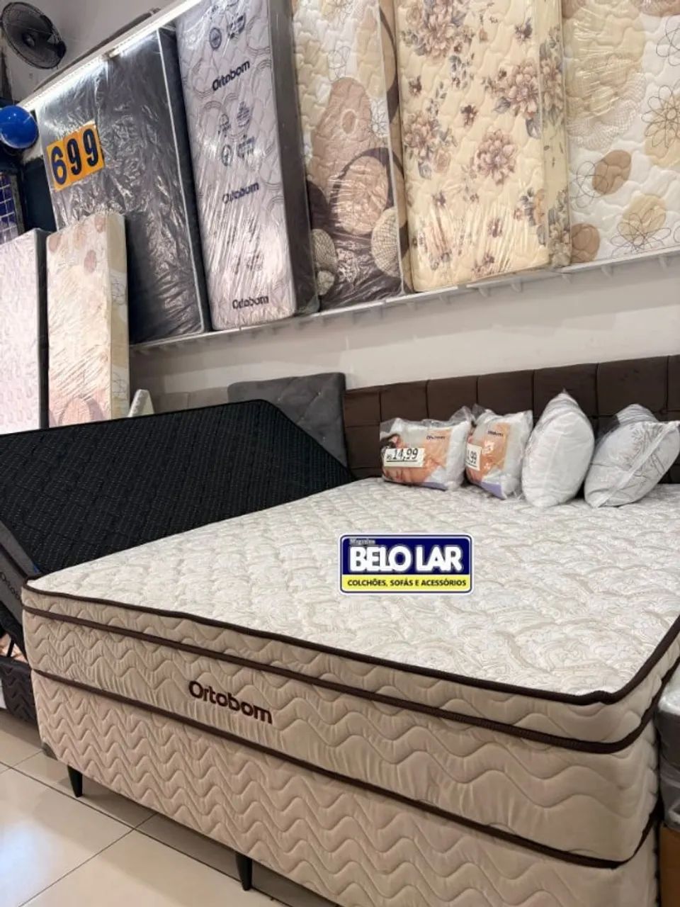 Cama Pro Vida Ortobom + Base - Foto 5