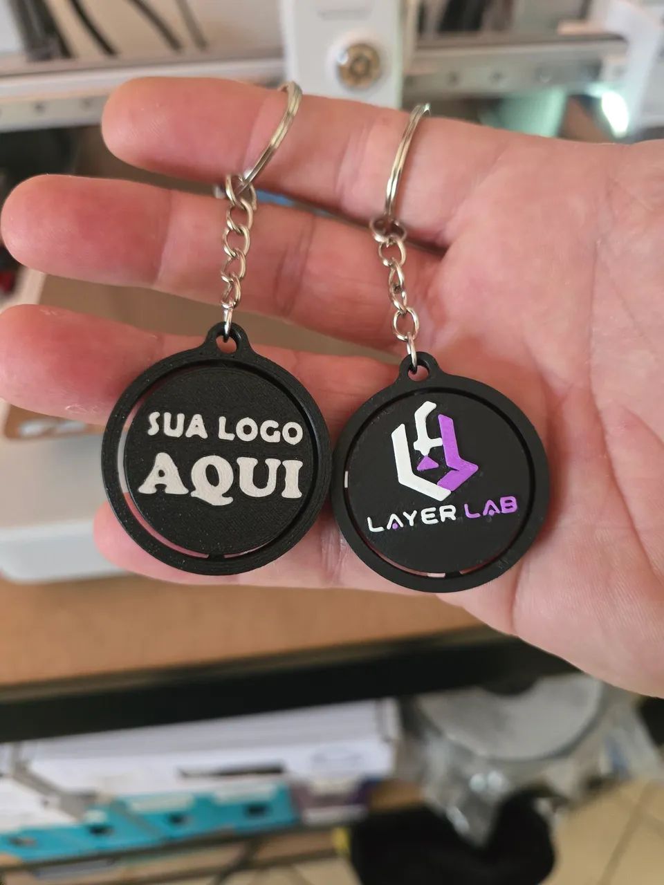 Kit 10 Chaveiros Personalizados