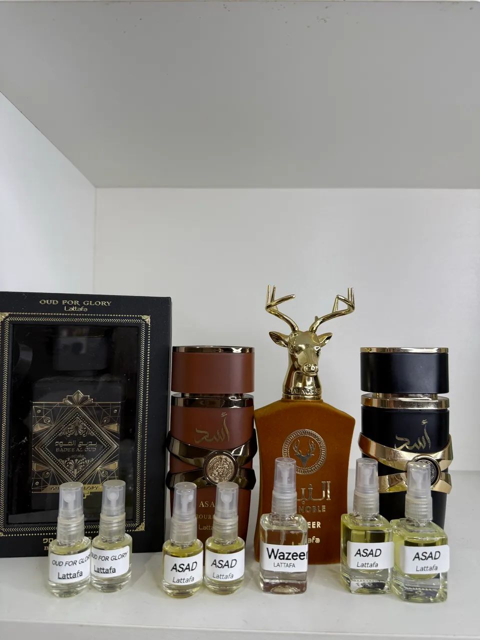 Perfumes árabes fracionados 