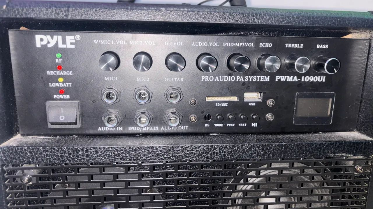 Caixa de Som Amplificada (Pyle PWMA1090UI) - Foto 4