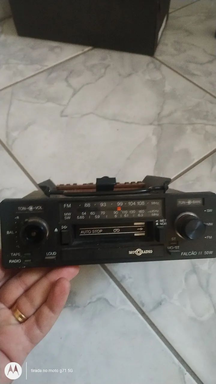 Rádio para carro antigo(não funciona) - Foto 2