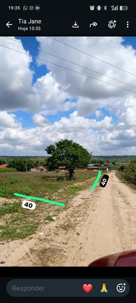 2 Terrenos em Monte Alegre 20x20 