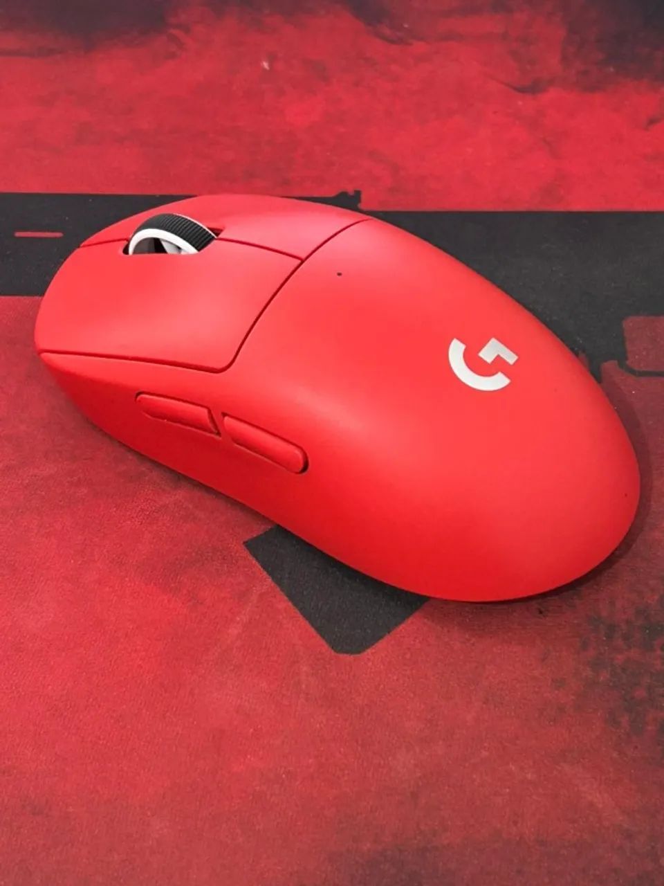 Mouse Gamer Sem Fio Logitech G PRO X SUPERLIGHT - Vermelho - Peças